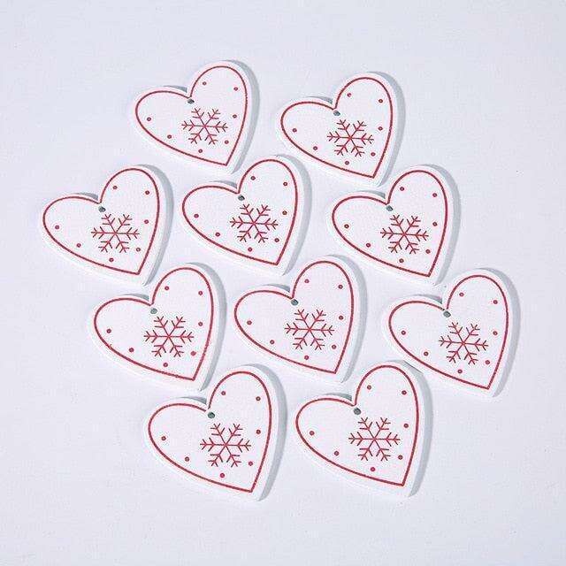 Festive Charm: 10 Delightful 5cm Holiday Hanging Ornaments