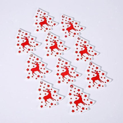 Festive Charm: 10 Delightful 5cm Holiday Hanging Ornaments - Très Elite
