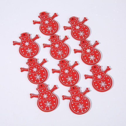Festive Charm: 10 Delightful 5cm Holiday Hanging Ornaments - Très Elite
