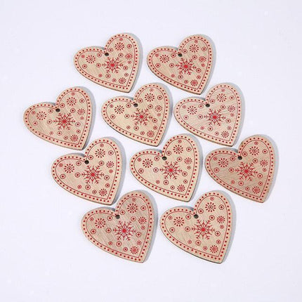 Festive Charm: 10 Delightful 5cm Holiday Hanging Ornaments - Très Elite