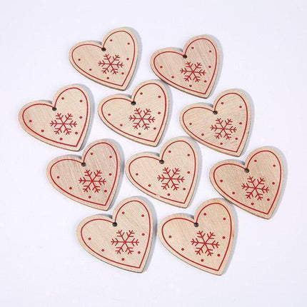 Festive Charm: 10 Delightful 5cm Holiday Hanging Ornaments - Très Elite