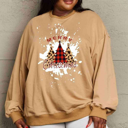 Festive Charm Love Graphic Sweater