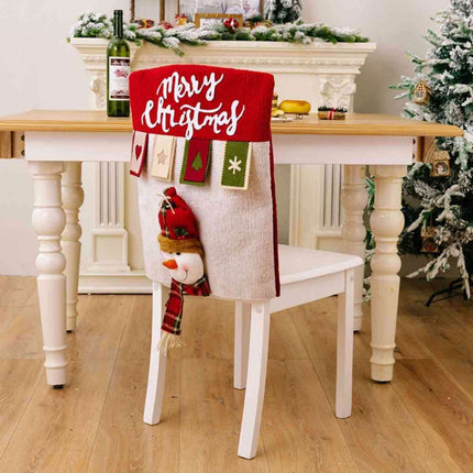 Festive Cheer Chair Cover - Bring the Joy of the Season to Your Home!