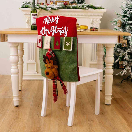 Festive Cheer Chair Cover - Bring the Joy of the Season to Your Home!