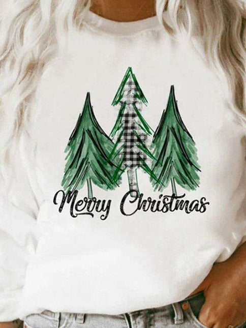 Festive Cheer Women's Oversized Christmas Graphic Sweatshirt