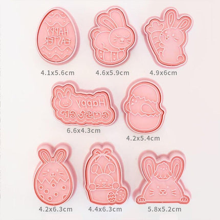 Festive Easter Cookie Cutter Set - Create Delightful Bunny, Egg, and Butterfly Treats