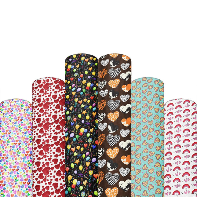 Festive Elegance Plaid Faux Leather Craft Sheet for Holiday Creations