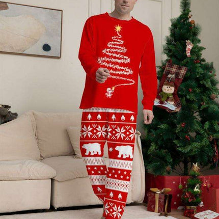 Festive Frost Kids' Christmas Tree Pajama Set for Cozy Holiday Nights