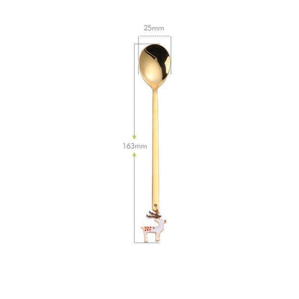 Festive Joy Stainless Steel Cutlery Set - Delightful Tableware for Holiday Celebrations - Très Elite