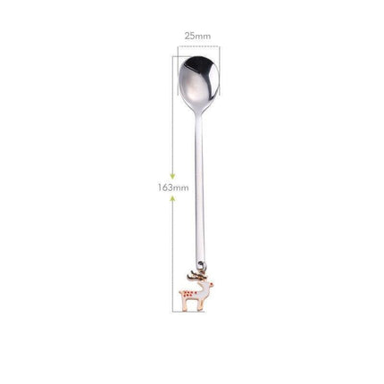 Festive Joy Stainless Steel Cutlery Set - Delightful Tableware for Holiday Celebrations - Très Elite