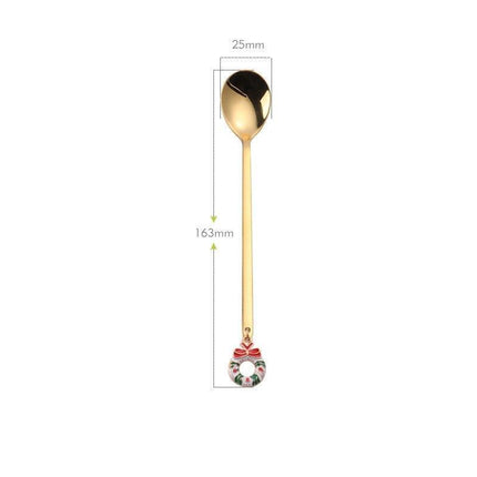 Festive Joy Stainless Steel Cutlery Set - Delightful Tableware for Holiday Celebrations - Très Elite