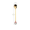 gold garland spoon