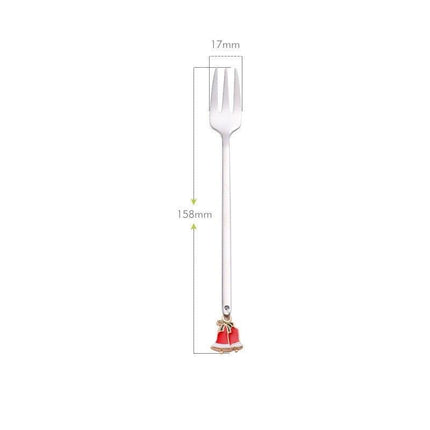Festive Joy Stainless Steel Cutlery Set - Delightful Tableware for Holiday Celebrations - Très Elite