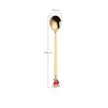Festive Joy Stainless Steel Cutlery Set - Delightful Tableware for Holiday Celebrations - Très Elite