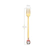 gold garland fork