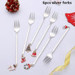silver Mix Fork-6pcs