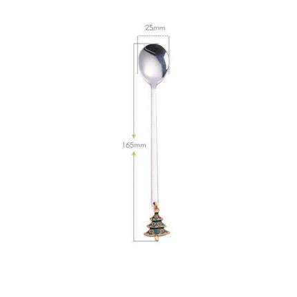 Festive Joy Stainless Steel Cutlery Set - Delightful Tableware for Holiday Celebrations - Très Elite