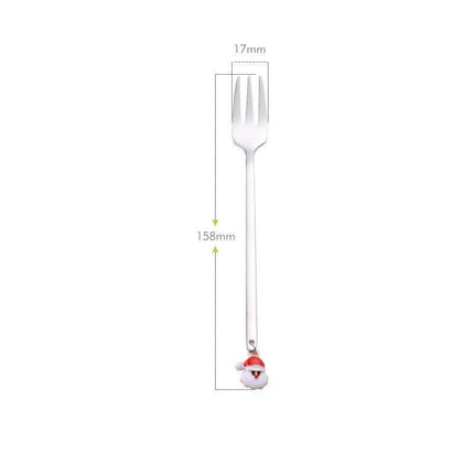 Festive Joy Stainless Steel Cutlery Set - Delightful Tableware for Holiday Celebrations - Très Elite