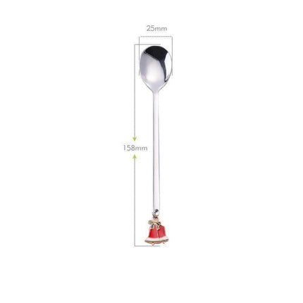 Festive Joy Stainless Steel Cutlery Set - Delightful Tableware for Holiday Celebrations - Très Elite