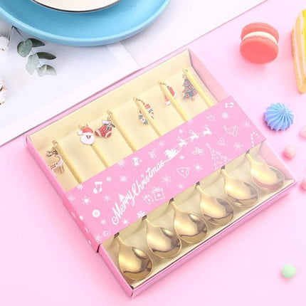 Festive Joy Stainless Steel Cutlery Set - Delightful Tableware for Holiday Celebrations - Très Elite