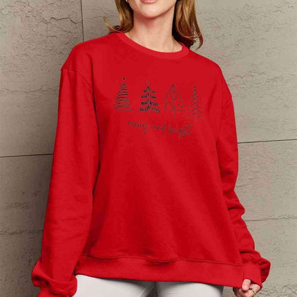 Festive Spirit Cotton Blend Sweatshirt - Très Elite