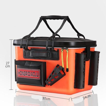 Fishing Pro's All-in-One EVA Fish Preservation Bucket for Seamless Fishing Adventures