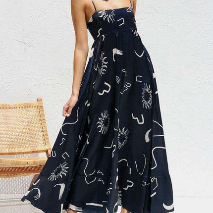 Floral Delight Women's Overall Dress - Très Elite