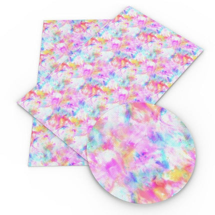 Floral Elegance Synthetic Leather Crafting Sheets - Creative Essentials - Très Elite