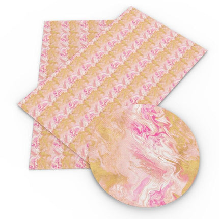 Floral Elegance Synthetic Leather Crafting Sheets - Creative Essentials - Très Elite