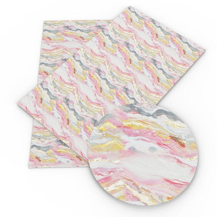 Floral Elegance Synthetic Leather Crafting Sheets - Creative Essentials - Très Elite