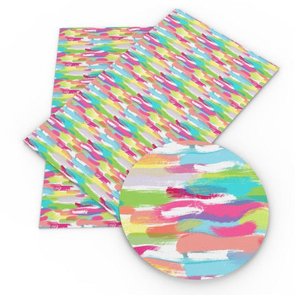 Floral Elegance Synthetic Leather Crafting Sheets - Creative Essentials - Très Elite