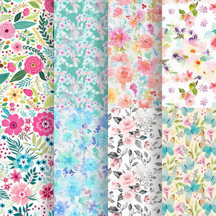 Floral Fantasy Faux Leather Crafting Kit - Ignite Your DIY Imagination - Très Elite