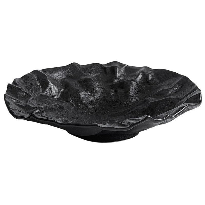 Japanese Fusion Ceramic Folding Deep Plate - Elevate Your Dining Experience