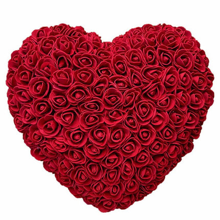 Forever Love Heart-Shaped Red Rose Floral Display - Très Elite
