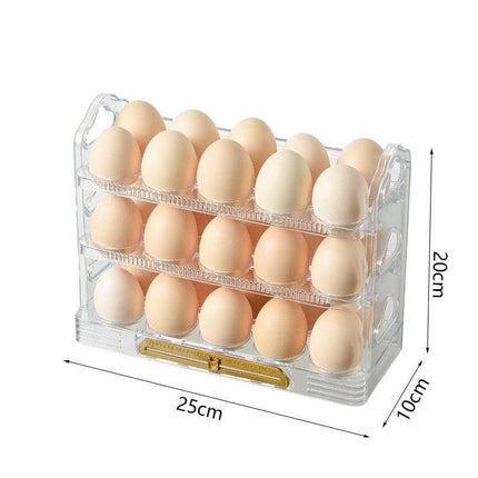Fresh Egg Keeper with Stackable Organizer Tray- Très Elite- Très Elite
