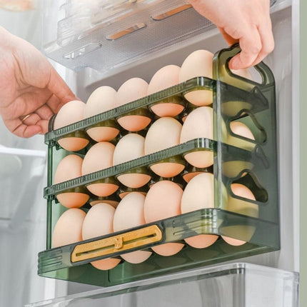 Fresh Egg Keeper with Stackable Organizer Tray - Très Elite