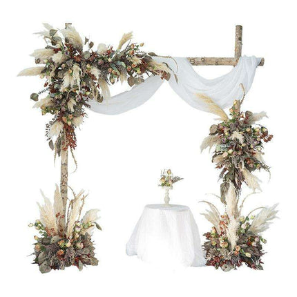 Frost-Kissed Pampas Grass Floral Oasis for Unforgettable Celebrations - Très Elite