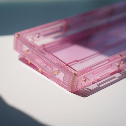 Frosted Crystal 60% Custom Mechanical Keyboard with Cherry Profile Keycaps and RGB Lighting Customization - Très Elite