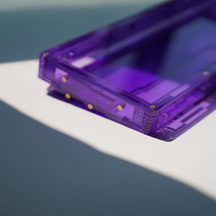 Frosted Crystal 60% Custom Mechanical Keyboard with Cherry Profile Keycaps and RGB Lighting Customization - Très Elite