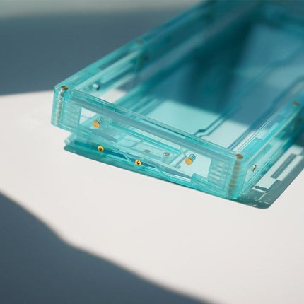 Frosted Crystal 60% Custom Mechanical Keyboard with Cherry Profile Keycaps and RGB Lighting Customization - Très Elite