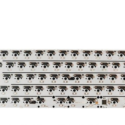 Frosted Crystal 60% Custom Mechanical Keyboard with Cherry Profile Keycaps and RGB Lighting Customization - Très Elite