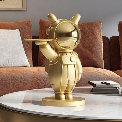 Galactic Astronaut Key Organizer: Stylish Space-Themed Decorative Tray for Home - Très Elite