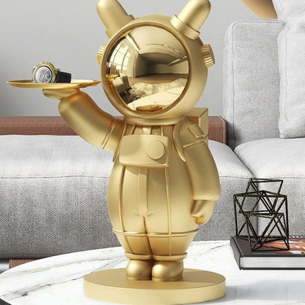 Galactic Astronaut Key Organizer: Stylish Space-Themed Decorative Tray for Home - Très Elite