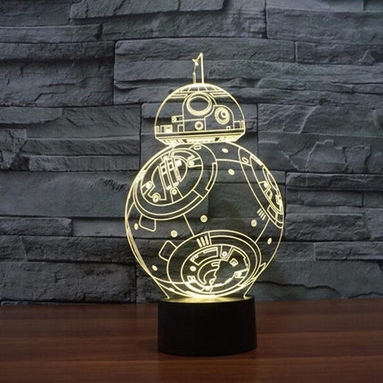 Galactic Mini Stars 3D USB LED Night Light Projector for Home Ambiance - Très Elite