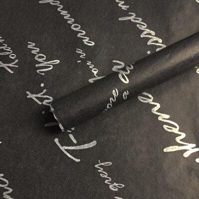 Gilded Lettered Tissue Paper Craft Collection..