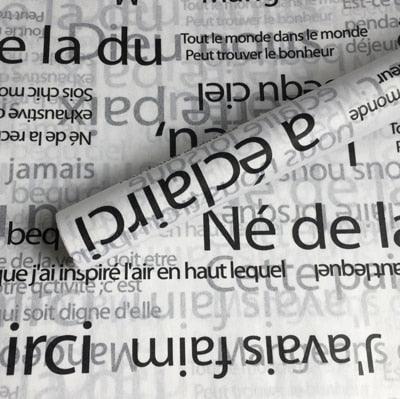 Gilded Lettered Tissue Paper Craft Collection - Très Elite