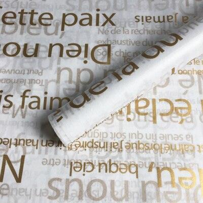 Gilded Lettered Tissue Paper Craft Collection - Très Elite