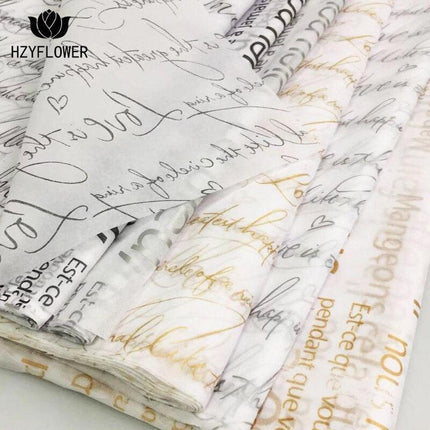 Gilded Lettered Tissue Paper Craft Collection - Très Elite