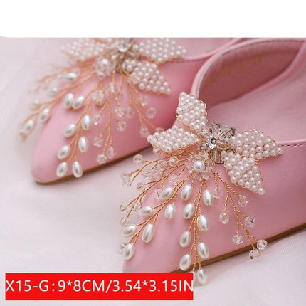 Glimmering Rhinestone Footwear Charms: Transform Your Style - Très Elite