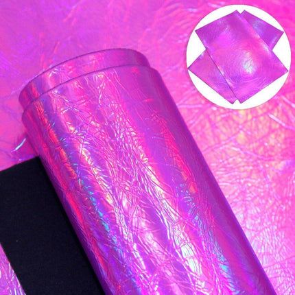 Glistening Creativity: Transform Your Projects with Burst Crack Faux Leather Sheets - Très Elite